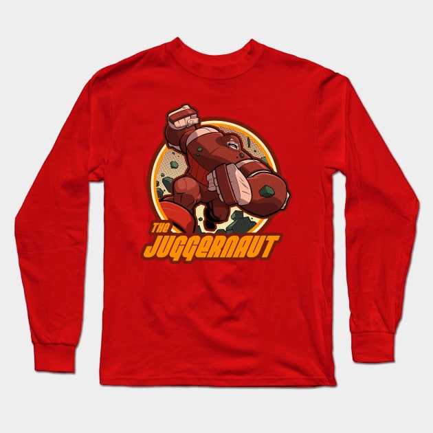 Juggernaut Long Sleeve T-Shirt by TomMcWeeney